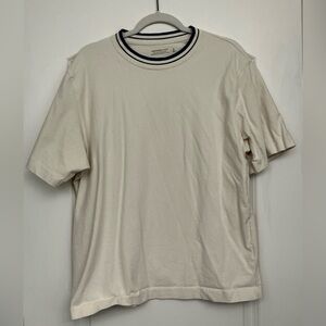 Abercrombie & Fitch Soft Premium Heavyweight Cream T-Shirt